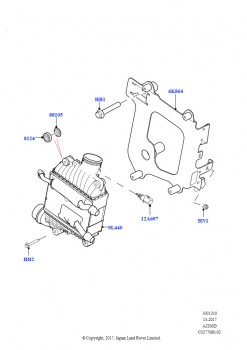 Пром.теплообм/воздуховоды и шланги (2,0 л I4 DSL MID DOHC AJ200, 2.0L I4 DSL HIGH DOHC AJ200)