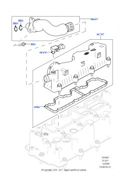 Сист.пониж.токс.выхл.-картер (2.0L I4 DSL HIGH DOHC AJ200, 2,0 л I4 DSL MID DOHC AJ200)