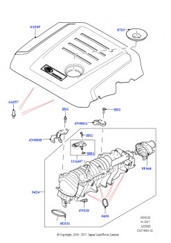 Впускной коллектор (2.0L I4 DSL HIGH DOHC AJ200)