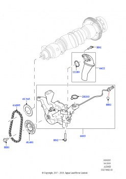Масляный насос (2,0 л I4 DSL MID DOHC AJ200, 2.0L I4 DSL HIGH DOHC AJ200)