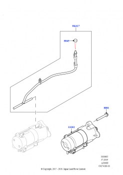 Стартер (2,0 л I4 DSL MID DOHC AJ200, 2.0L I4 DSL HIGH DOHC AJ200)