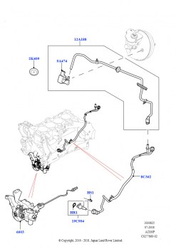 Вакуумное управл. и впуск воздуха (2,0 л I4 High DOHC AJ200, бензин, RHD, 2,0 л I4 Mid DOHC AJ200, бензин, RHD)
