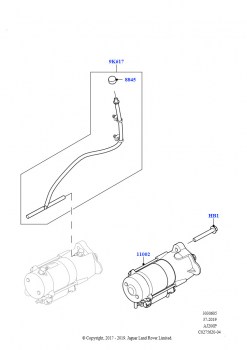 Стартер (2,0 л I4 Mid DOHC AJ200, бензин, 2,0 л I4 High DOHC AJ200, бензин)