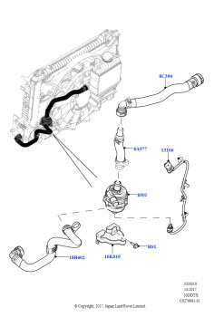 Насос охлаждающей жидкости (Вспомогательный блок, 3.0 V6 D Gen2 Twin Turbo)