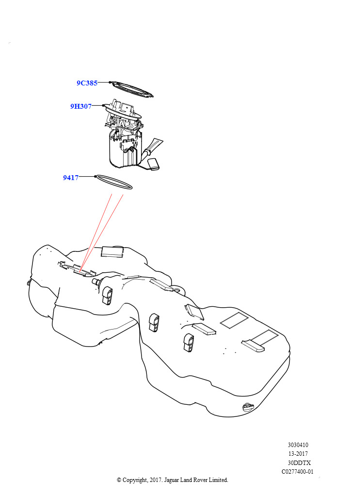 Топливный насос и датчик (3.0 V6 D Gen2 Twin Turbo)