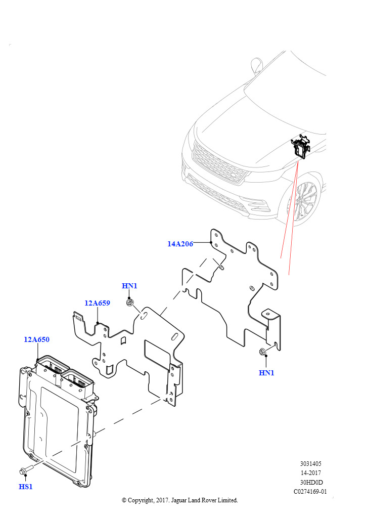 Схема: Модули и датчики двигателя (3.0L DOHC GDI SC V6 БЕНЗИНОВЫЙ, RHD)
