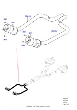 Передняя система выпуска (5.0L P AJ133 DOHC CDA S/C Enhanced)