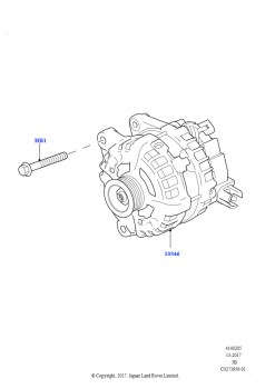 Генератор и опоры (2,0 л I4 DSL MID DOHC AJ200, 2.0L I4 DSL HIGH DOHC AJ200, 2,0 л I4 Mid DOHC AJ200, бензин, 2,0 л I4 High DOHC AJ200, бензин)