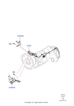 Жгут электропровод.коробки передач (2,0 л I4 DSL MID DOHC AJ200, 2.0L I4 DSL HIGH DOHC AJ200, 3.0 V6 D Gen2 Twin Turbo, 2,0 л I4 Mid DOHC AJ200, бензин, 2,0 л I4 High DOHC AJ200, б