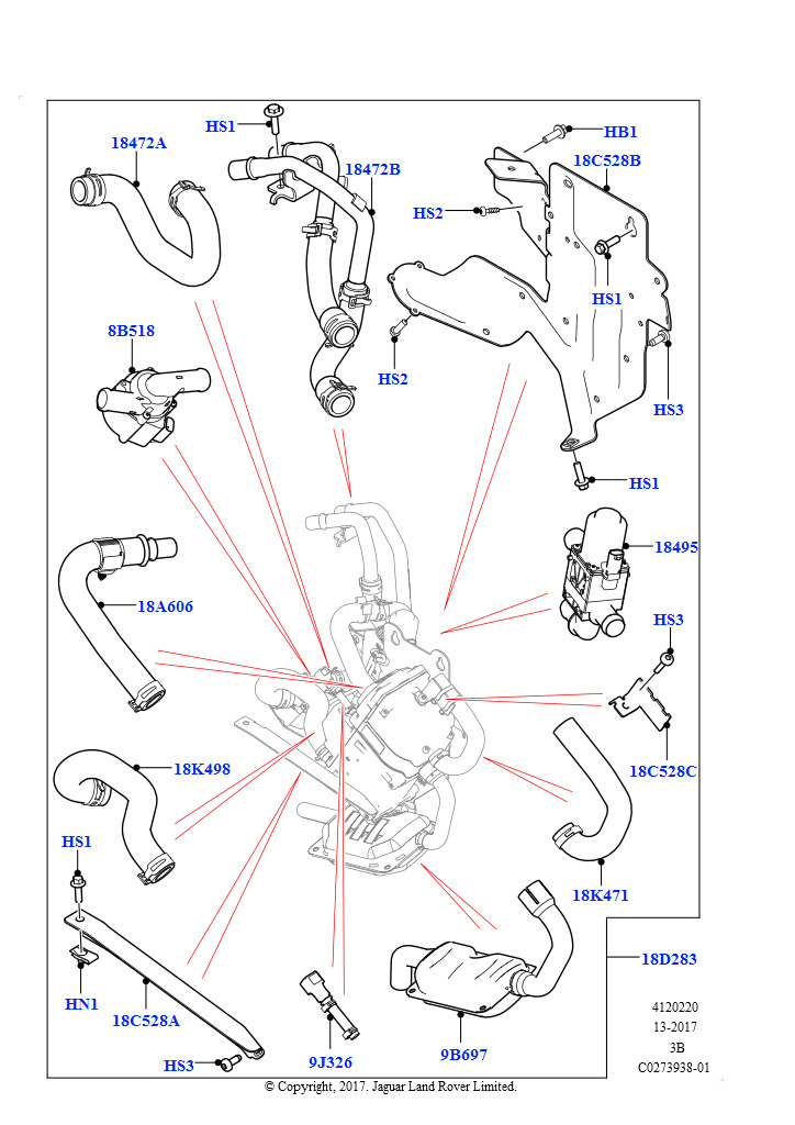 Схема: Доп.парковочн.отопит. на топливе (Наружные элементы, 3.0L DOHC GDI SC V6 БЕНЗИНОВЫЙ, Подогр.топл.с парк.отопителем и д/у, 3.0 V6 D Gen2 Twin Turbo, Подогр.топл.с парк.отопителем и