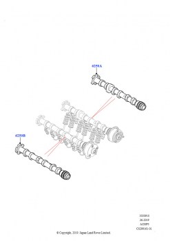 Распределительный Вал (1.5L AJ20P3 Petrol High, 8 Speed Automatic Trans 8G30, Изготовитель - Changsu (Китай))