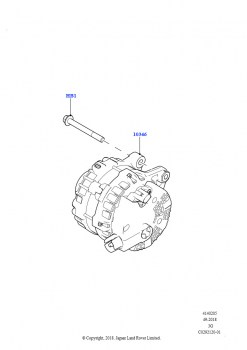 Генератор и опоры (Сборочный завод Хэйлвуд, Без аккумулятора электродвигателя)