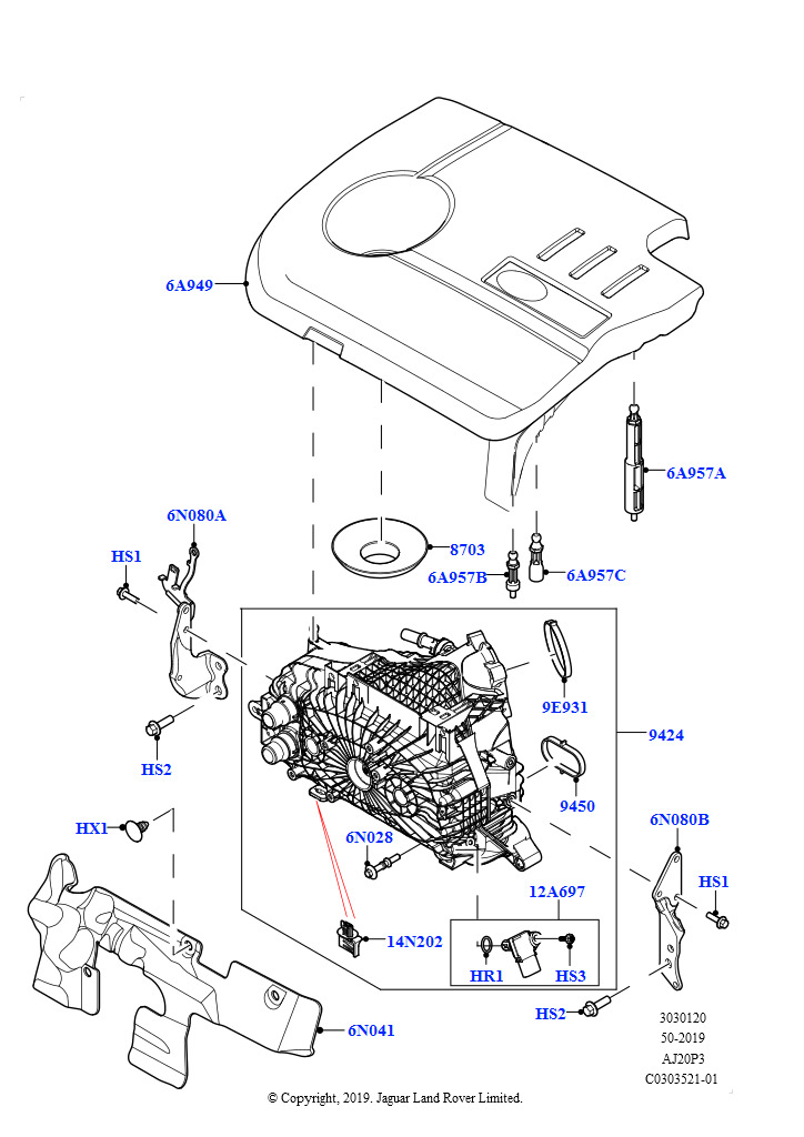 Впускной коллектор (1.5L AJ20P3 Petrol High PHEV, Сборочный завод Хэйлвуд)