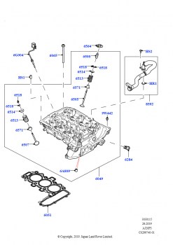 Головка цилиндров (1.5L AJ20P3 Petrol High, 8 Speed Automatic Trans 8G30, Изготовитель - Changsu (Китай))