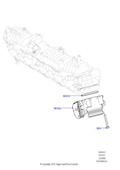 Корпус дроссельной заслонки (2.0L I4 DSL HIGH DOHC AJ200, Сборочный завод Хэйлвуд, 2,0 л I4 DSL MID DOHC AJ200, Сборочный завод Хэйлвуд)