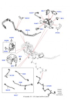 Топливный фильтр (2.0L I4 DSL HIGH DOHC AJ200, Сборочный завод Хэйлвуд, Топливн.бак-Диз.топливо с фильтрами, 2,0 л I4 DSL MID DOHC AJ200, Сборочный завод Хэйлвуд, Топливн.бак-Диз.т