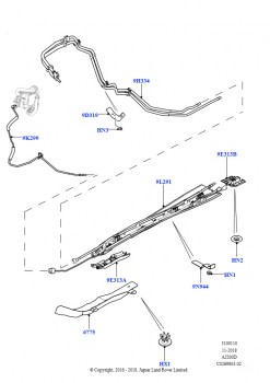 Топливные магистрали (2,0 л I4 DSL MID DOHC AJ200, Страна изготовления — Бразилия, 2.0L I4 DSL HIGH DOHC AJ200, Страна изготовления — Бразилия)
