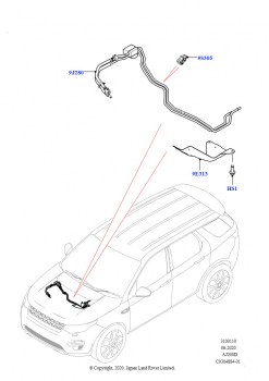 Топливные магистрали (Передний, 2.0L AJ20D4 Diesel Mid NFE, Страна изготовления — Бразилия)