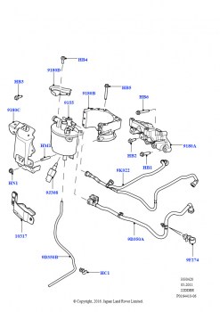 Топливный фильтр (2.2L CR DI 16V Дизельный, 2.2L DOHC EFI TC DW12)