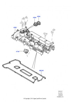 Крышка головки цилиндров (2.0L 16V TIVCT T/C 240PS бензиновый, Страна изготовления — Бразилия)