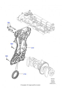 Крышки газораспредели. механизма (2.0L 16V TIVCT T/C 240PS бензиновый, Изготовитель - Changsu (Китай))