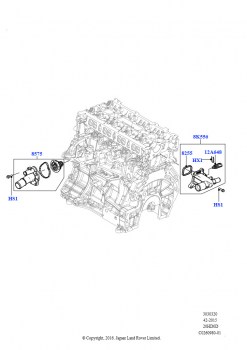 Термостат/корпус и сопут.элементы (2.0L 16V TIVCT T/C 240PS бензиновый, Изготовитель - Changsu (Китай))