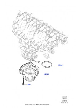 Корпус дроссельной заслонки (2.0L 16V TIVCT T/C 240PS бензиновый, Сборочный завод Хэйлвуд)