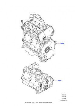Сервисн.двиг.и неукомпл.блок цил. (2,0 л I4 High DOHC AJ200, бензин, Изготовитель - Changsu (Китай), 2,0 л I4 Mid DOHC AJ200, бензин, Изготовитель - Changsu (Китай))