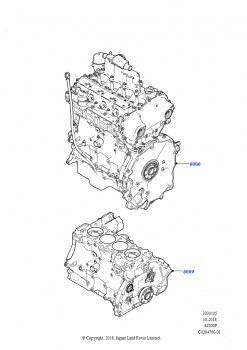 Сервисн.двиг.и неукомпл.блок цил. (2,0 л I4 Mid DOHC AJ200, бензин, Страна изготовления — Бразилия, 2.0L I4 Mid AJ200 Petrol E100, Страна изготовления — Бразилия)
